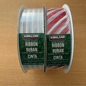 Kirkland Signature Metallic Wire-Edged Ribbon Set